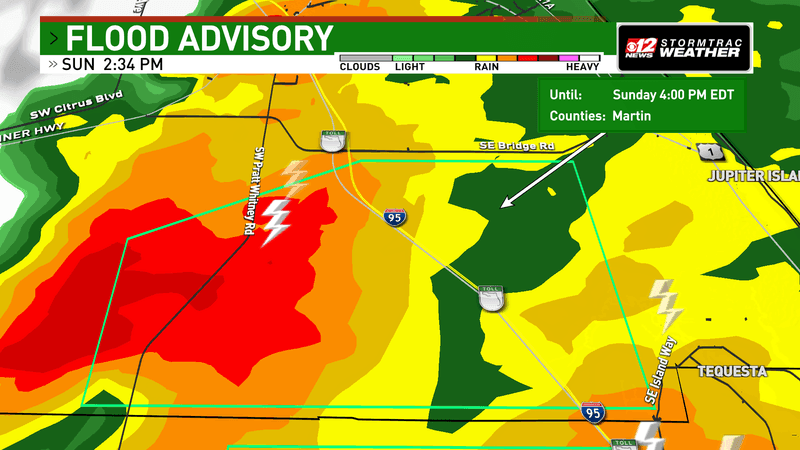 Flood Advisory for Martin County until 4 p.m. (WPEC)