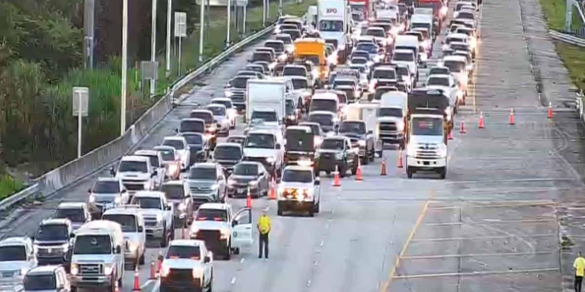 I-95 North in Martin County shut down after deadly crash involving sedan, box truck