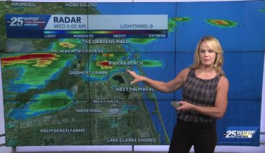 Showers and storms expected in South Florida