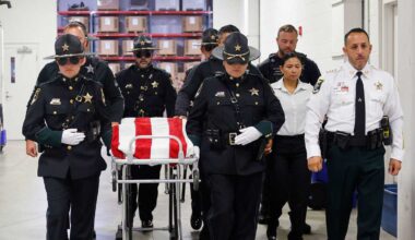 Heartbreaking video shows Florida deputies honor K9 Dundee