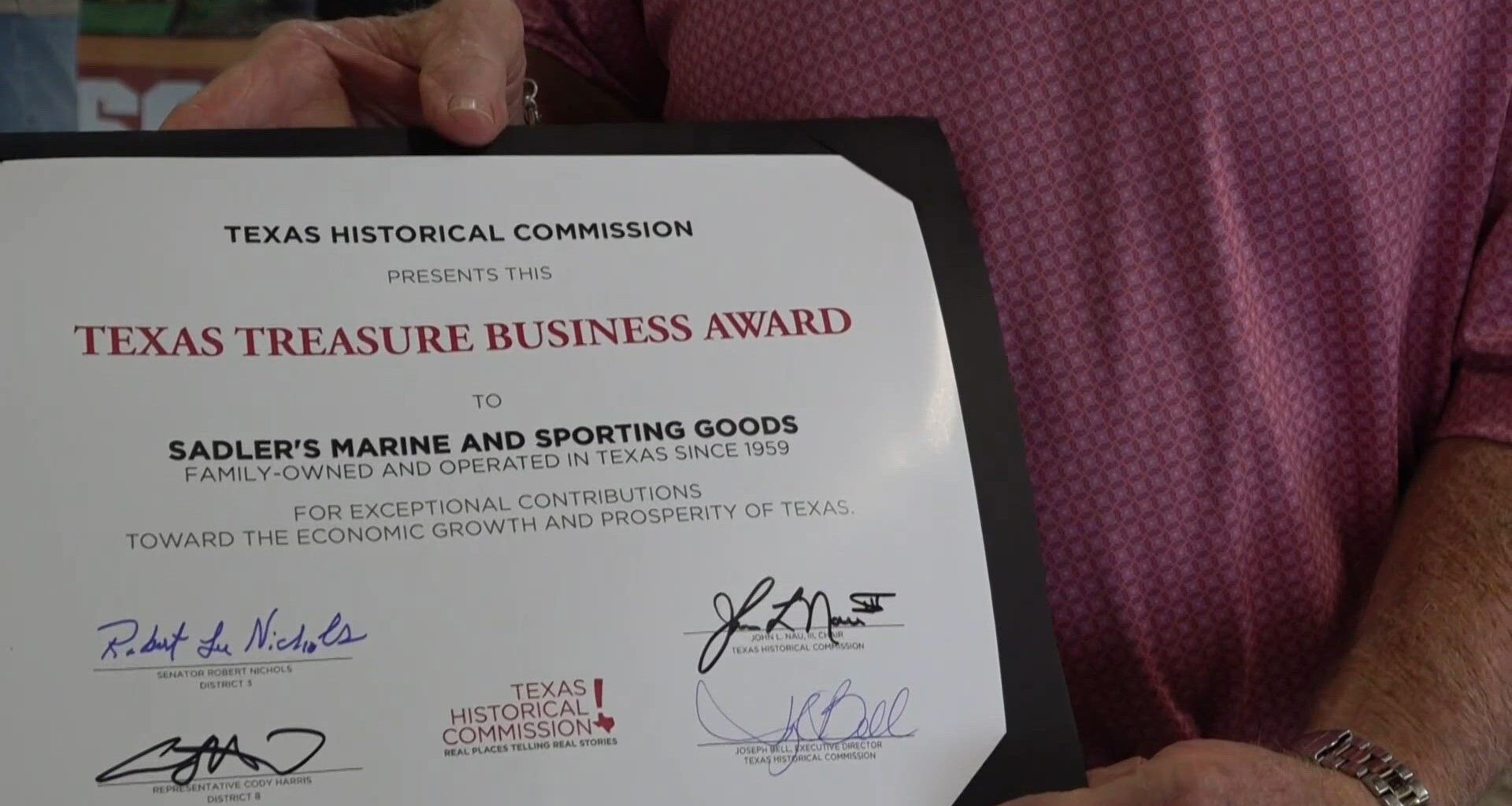 Sadler’s Marine recognized as Texas Treasure after 67 years in Jacksonville