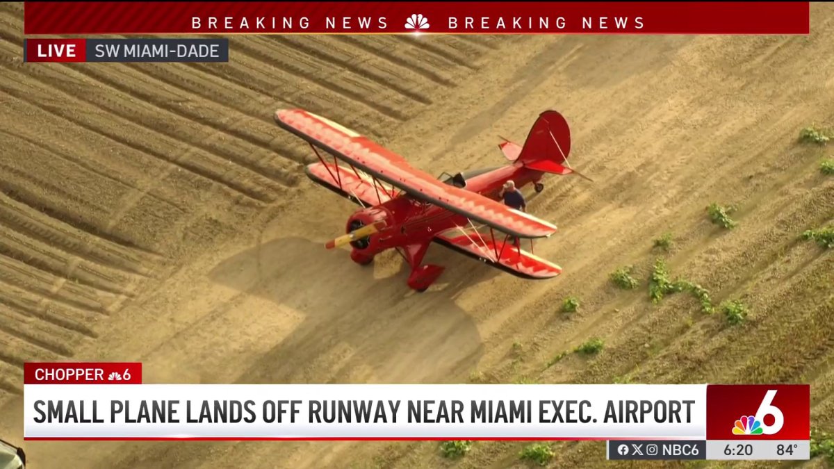 Small plane makes emergency landing near Miami Executive Airport – NBC 6 South Florida