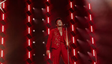 Bruno Mars parties ahead of The Romantic tour concerts in Miami