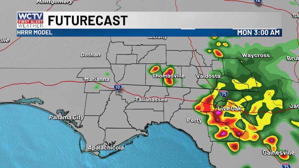 Some strong storms will be moving southwest this evening and overnight