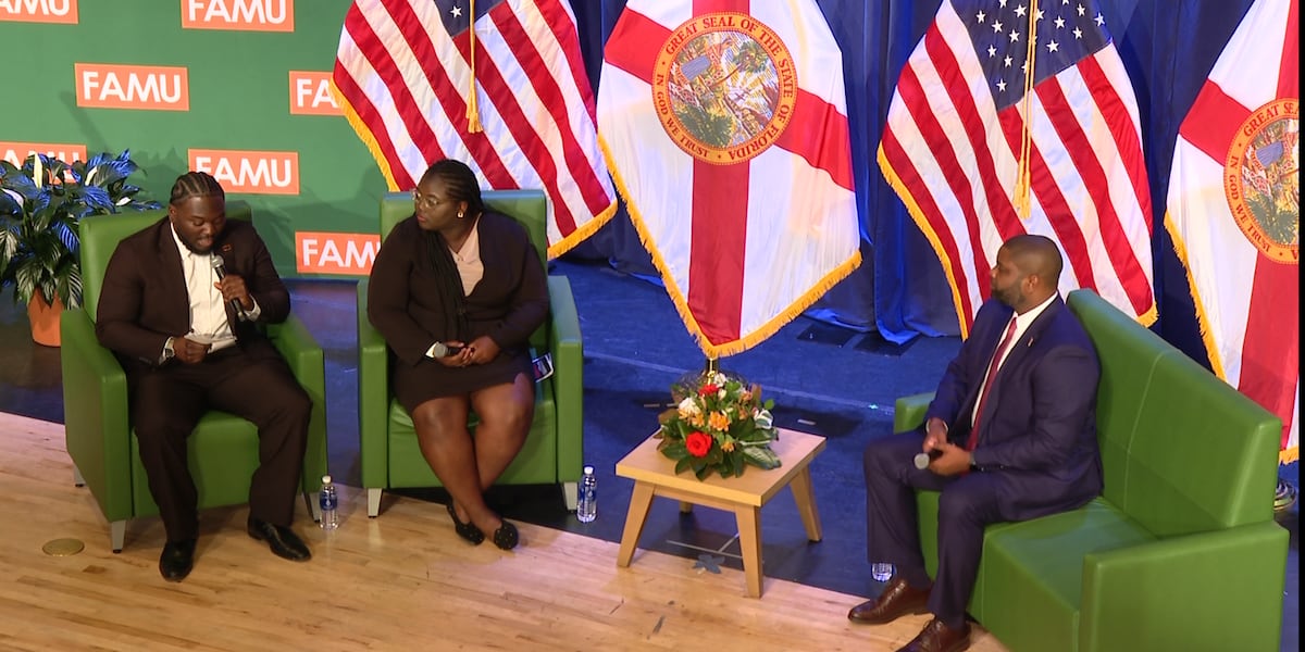 Gubernatorial candidate Byron Donalds’ town hall at FAMU flares in heated debate, interrupted by fire alarm