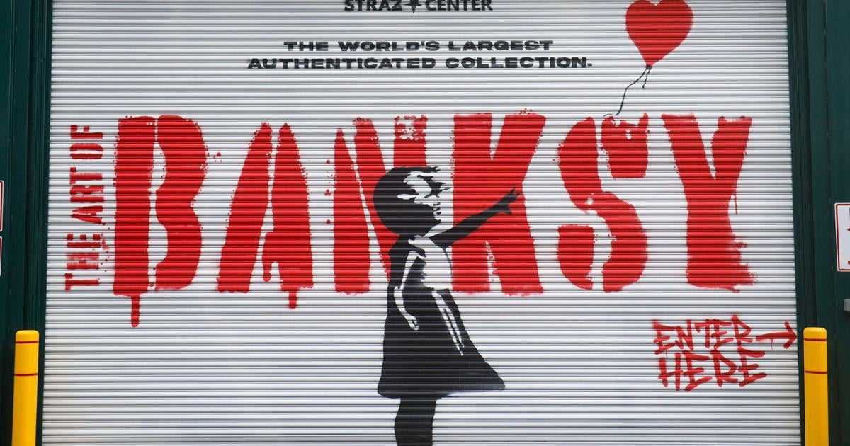 Works by the artist Banksy on display | Go!