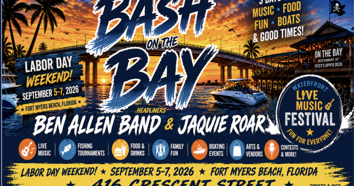 Fort Myers Beach's first-ever Bash on the Bay starts this Saturday | Lee County
