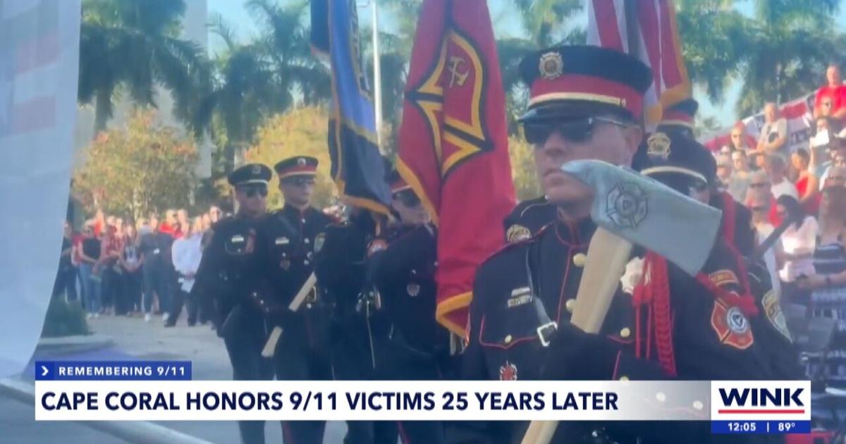 Cape Coral honors 9/11 victims 25 years later with 2,977 flags |
