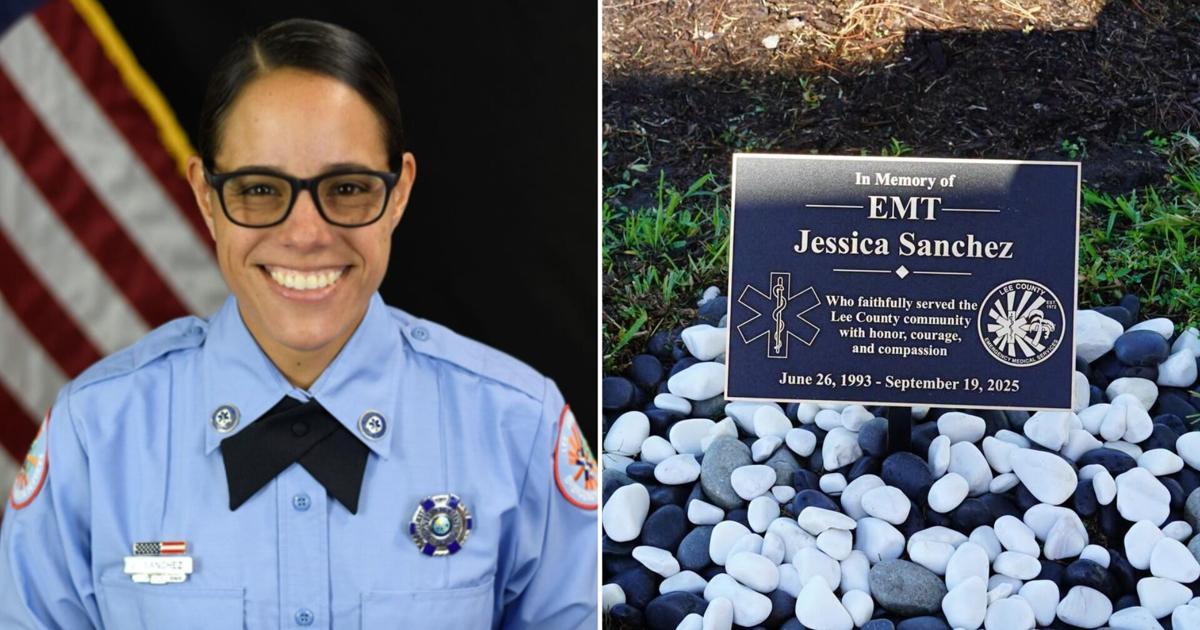 Cape Coral Fire Station 12 unveils plaque honoring fallen EMT | Lee County