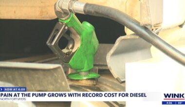 Diesel prices squeeze Southwest Florida businesses | Southwest Florida
