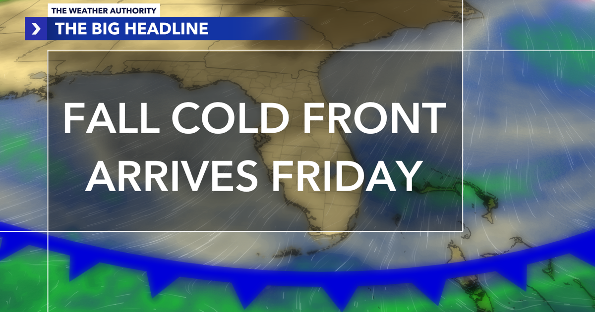Early season cold front brings a big change to Southwest Florida this weekend | Weather Authority
