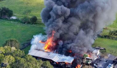Large fire in Indiantown damages barn and multiple vehicles | Martin County