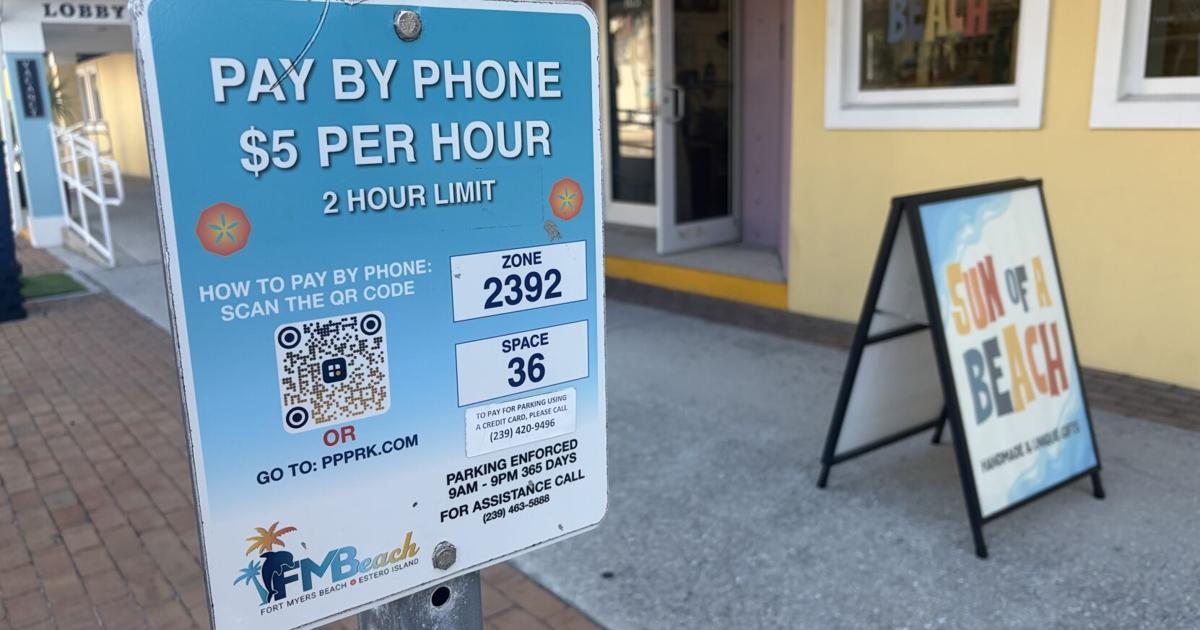 Fort Myers Beach street parking going up to $6 on Oct. 1 | Lee County