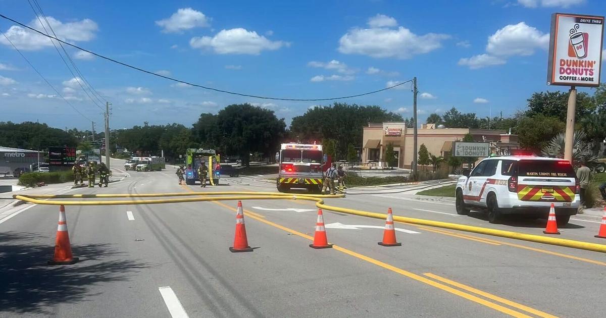 Gas line rupture closes section of Jensen Beach Boulevard | Martin County