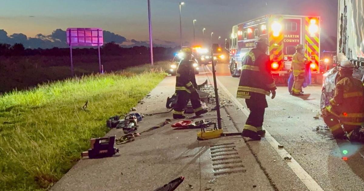 I-95 northbound lanes re-opened following fatal accident | Martin County