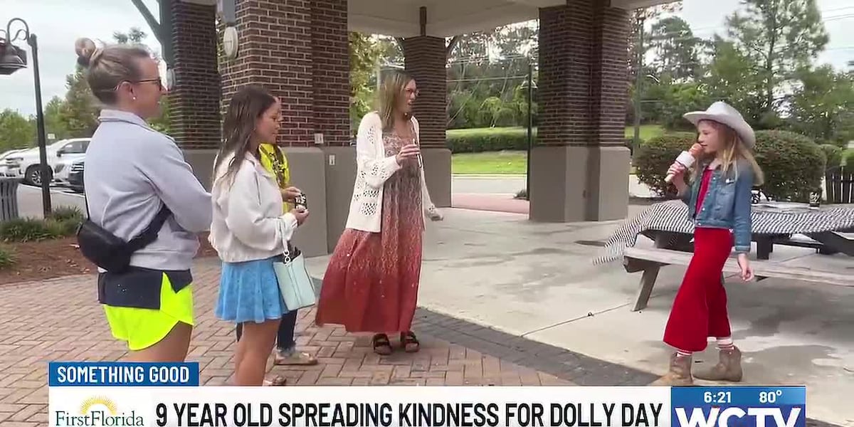 Something Good: 9-year-old spreading kindness for Dolly Day
