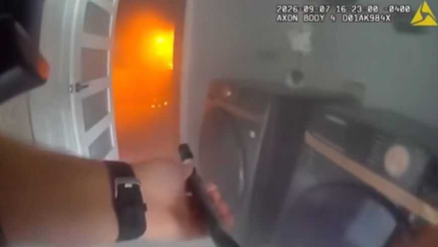 Cape Coral police and firefighters battle Labor Day kitchen blaze