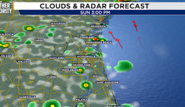 Expect heavy rain, strong storms to move across Southeast Georgia, Northeast Florida Sunday evening