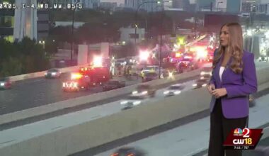 Major crash shuts down part of I-4 eastbound in downtown Orlando