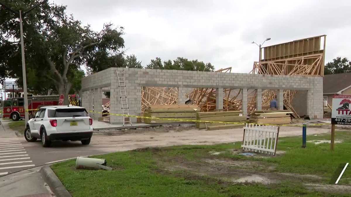 2 injured in ﻿structure collapse in Winter Garden