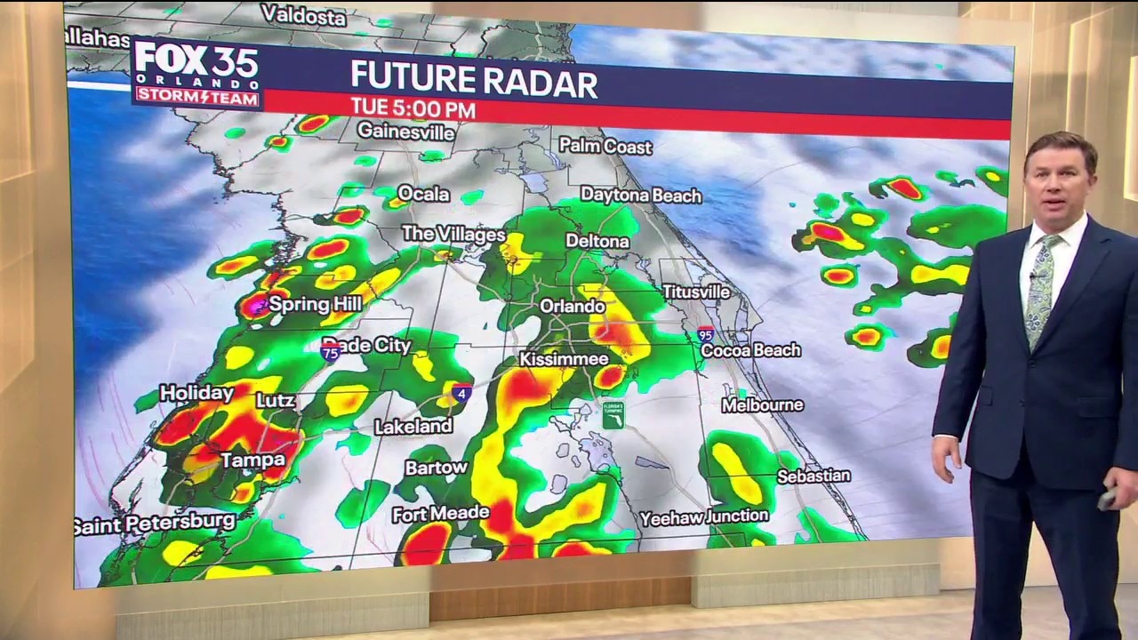 Orlando AM Weather Forecast: More storms possible Tuesday