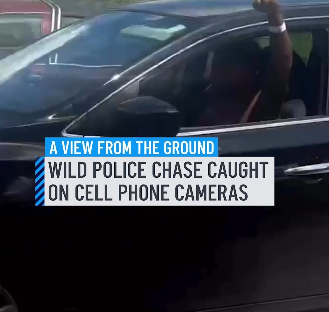 A police pursuit ended with a suspect in custody, hours after authorities said a man who was brought to Palmetto Hospital in Hialeah under a mental health evaluation order escaped after carjacking a woman in the parking lot Thursday morning. Videos on the ground captured the speed and intensity of the moment as the car and police zoomed by the neighborhoods. #police #chase #cell #caughtoncam