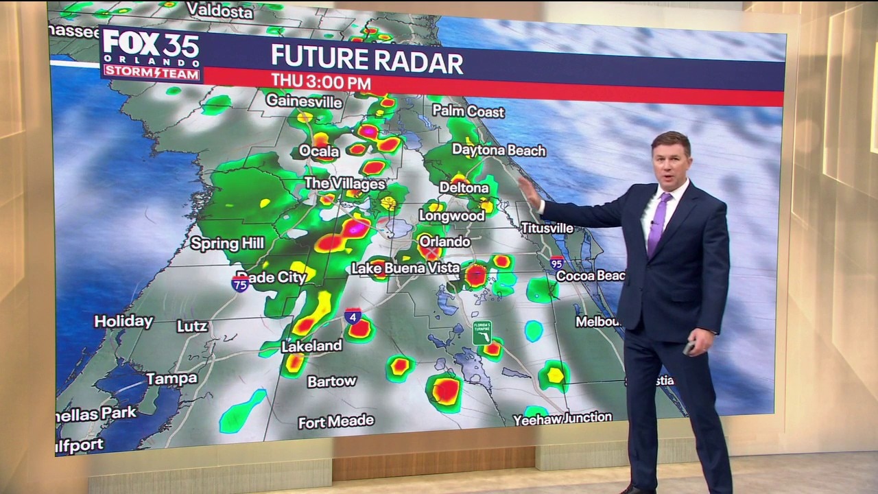 Orlando AM Weather Forecast: Stormy afternoon ahead