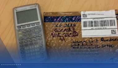 Who mailed this calculator back to Florida school after 20 years?