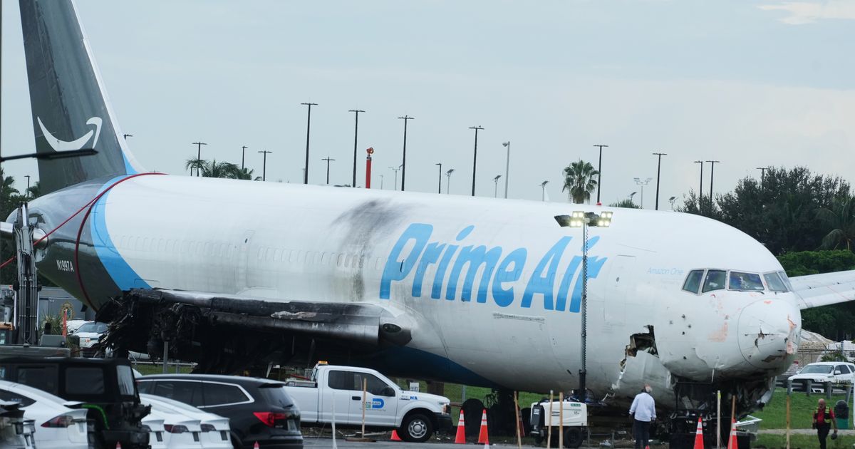 Amazon suspends use of 21 Air, cargo carrier whose plane careened off Miami runway :: WRAL.com