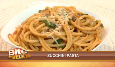 Zucchini Pasta / Belkys - WSVN 7News | Miami News, Weather, Sports