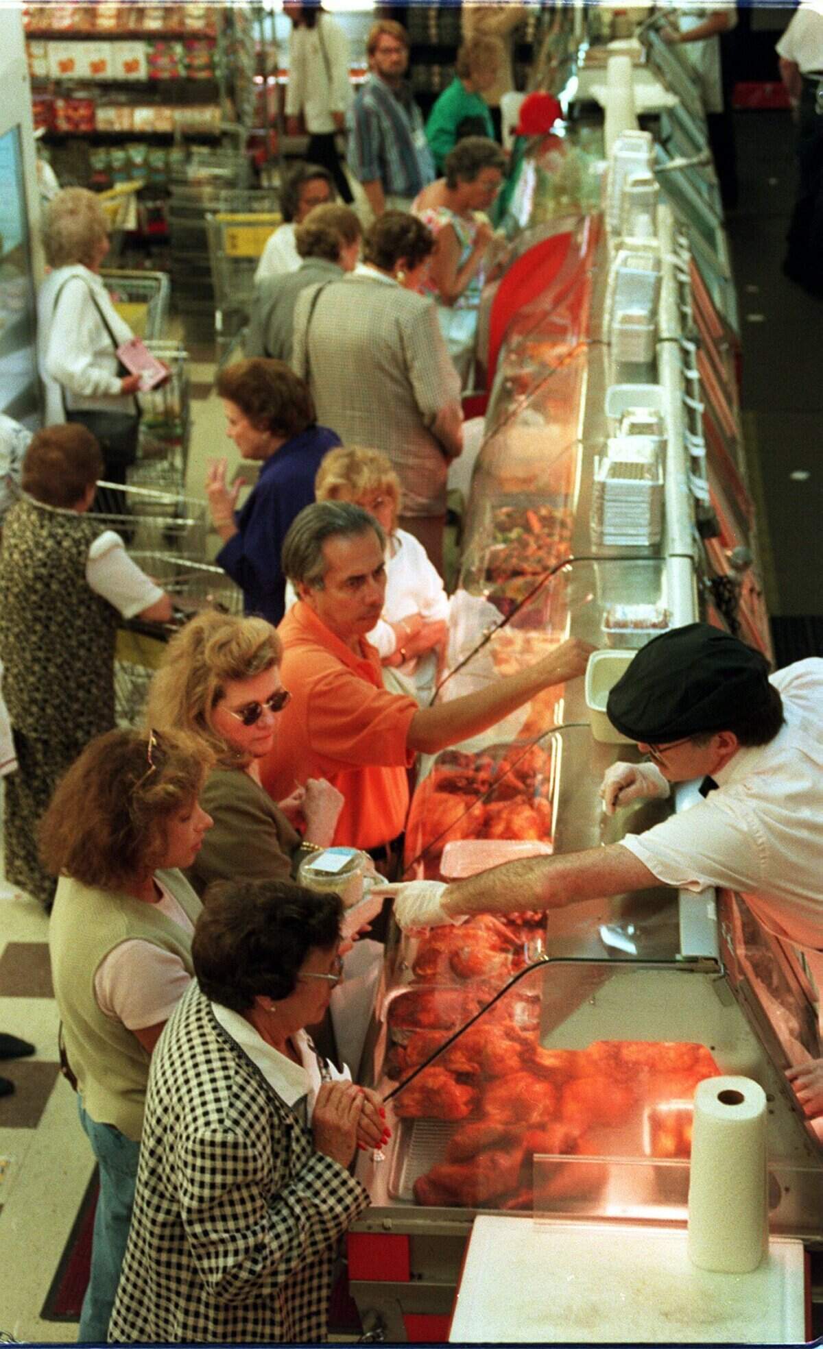 The scene at Epicure Market in Miami Beach in 1995.