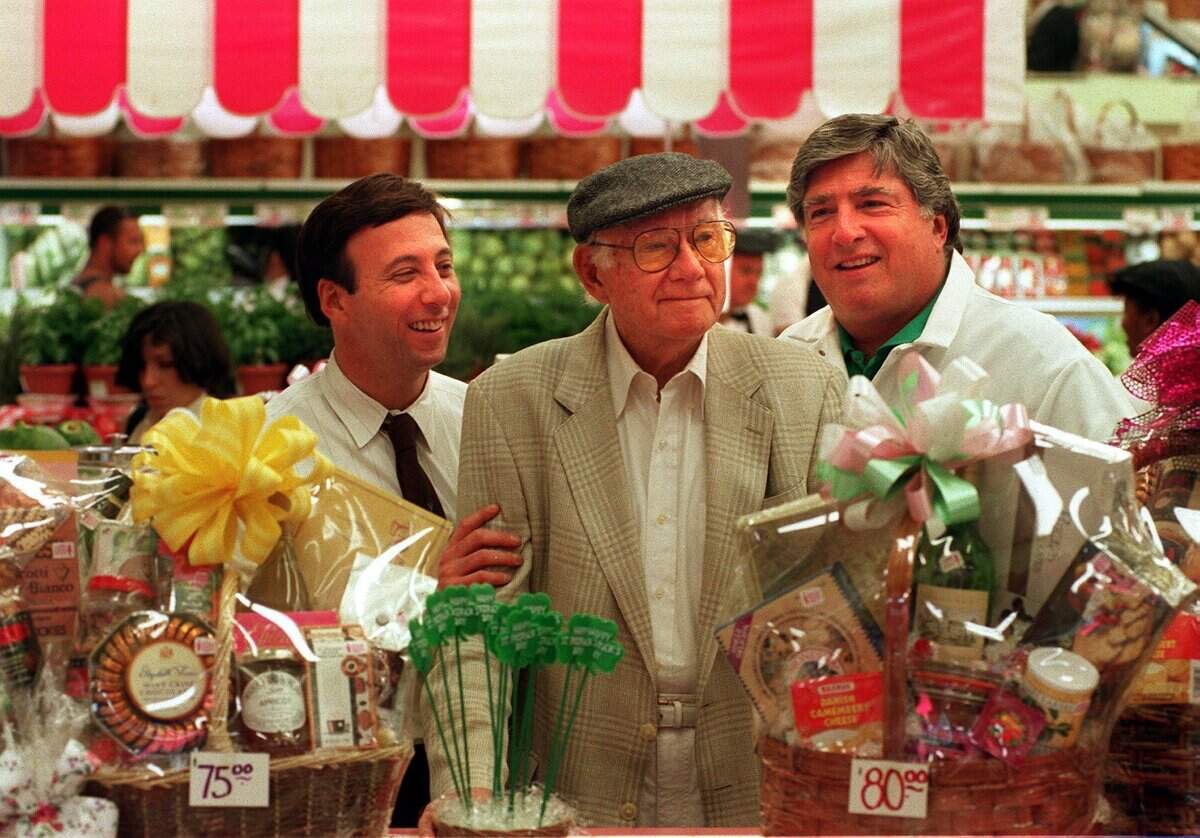 In 1995, Mitchell Thal, Edward Thal and Harry Thal of the Epicure Market in Miami Beach.