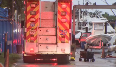 Fire crews extinguish blaze inside 165-foot yacht at Fort Lauderdale marina - WSVN 7News | Miami News, Weather, Sports