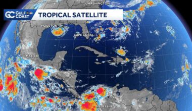 Tracking Tropical Depression 5: Maps, track, and spaghetti models
