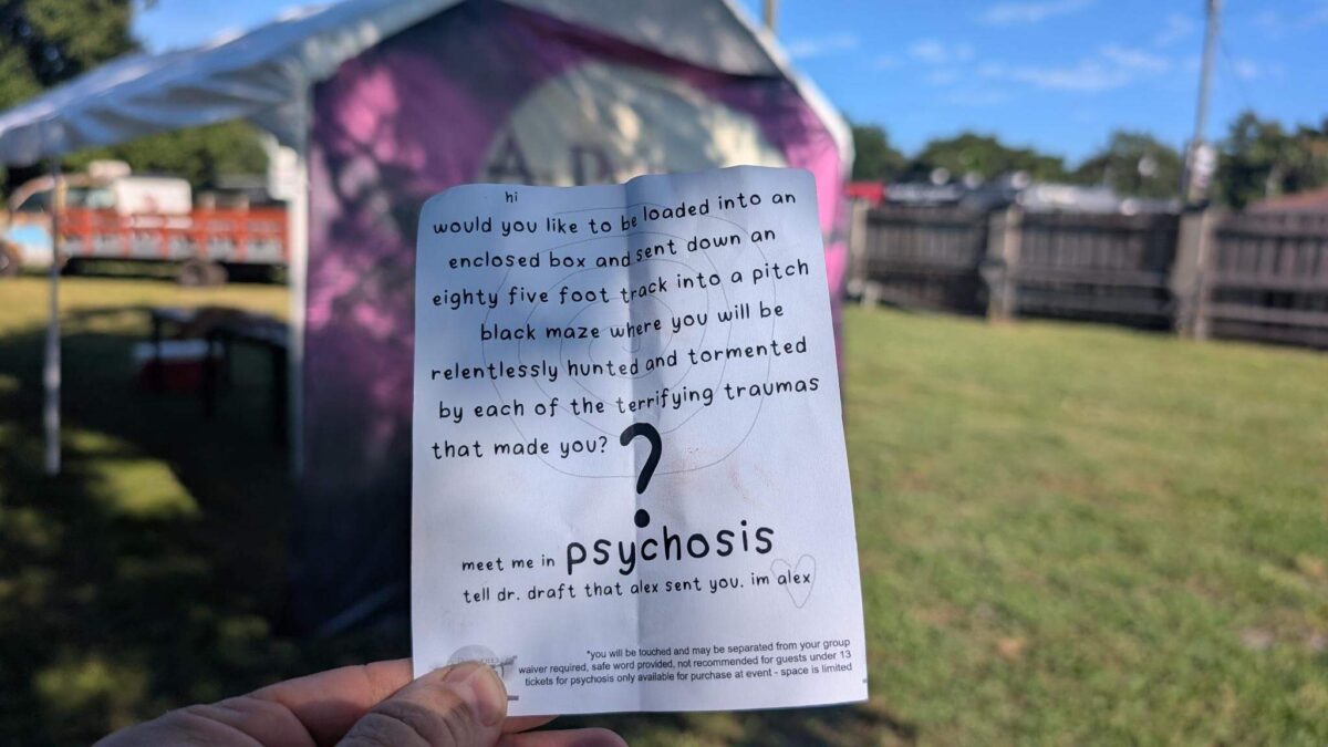A Petrified Forest psychosis flyer