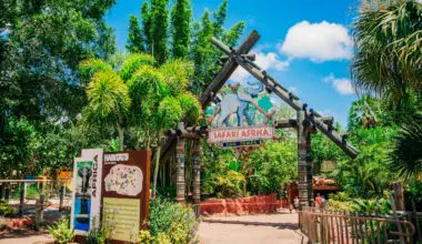 Safari Africa entrance at ZooTampa at Lowry Park in Tampa