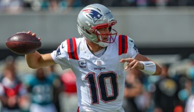 Patriots’ Mike Vrabel has theory for cause of Drake Maye's ‘terrible’ decisions