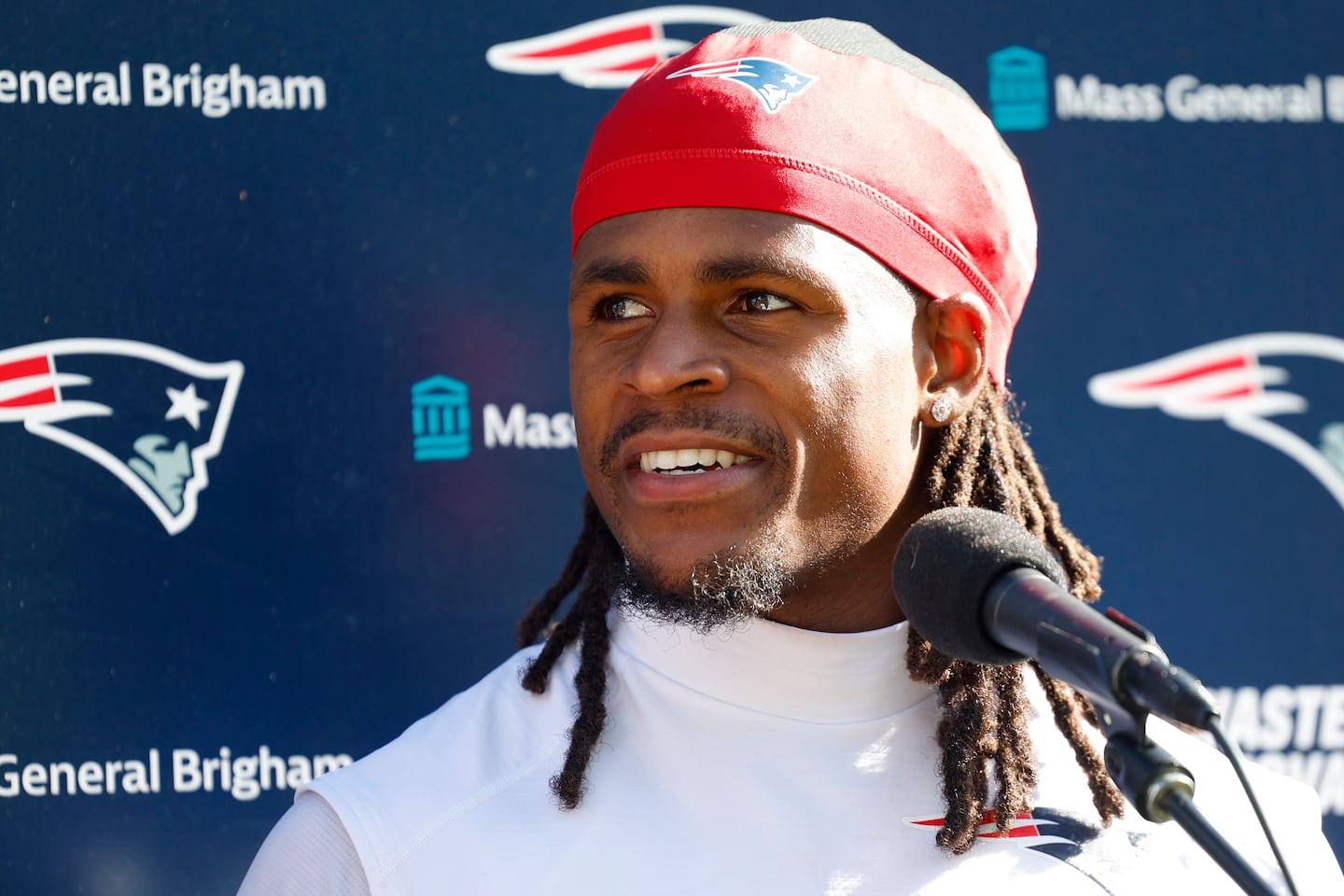 Wide receiver DeMario Douglas was a sixth-round pick of the Patriots in the 2023 NFL Draft. 