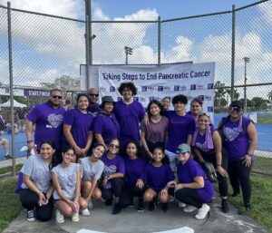 Nadine’s PurpleStride team, Team Eddie Rodriguez.