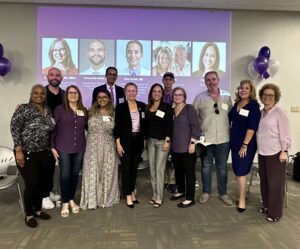 At PanCAN Community Conversations: Miami, FL · 2025, Nadine spoke about her father’s diagnosis and shared the stage with local pancreatic cancer experts, a survivor, and PanCAN leaders.