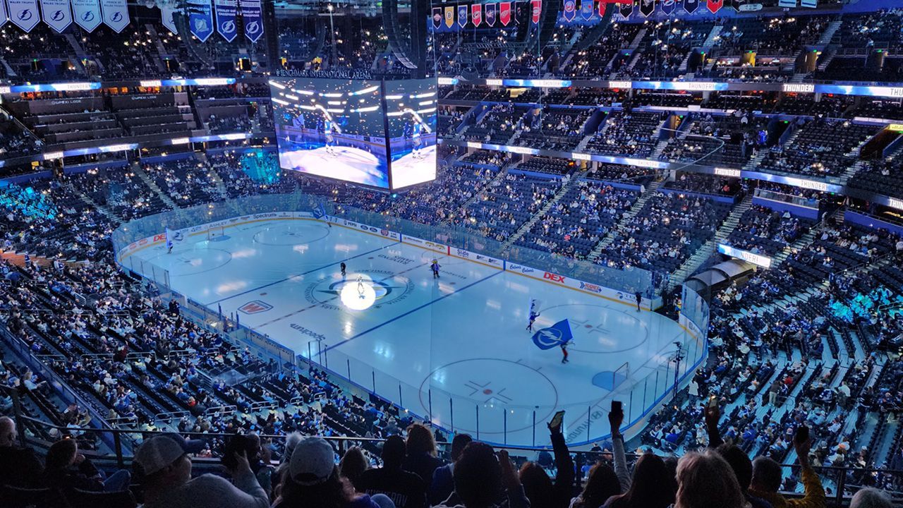 Tampa Bay opens its home schedule on Saturday, Oct. 3 vs. the Washington Capitals. (Spectrum News image)