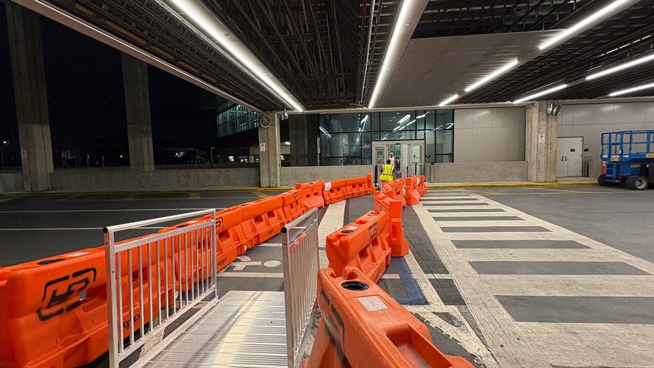 Airport officials expect about 185,000 passengers to travel through TPA from Thursday through Tuesday, averaging roughly 31,000 passengers per day. (Spectrum News/Angie Angers)