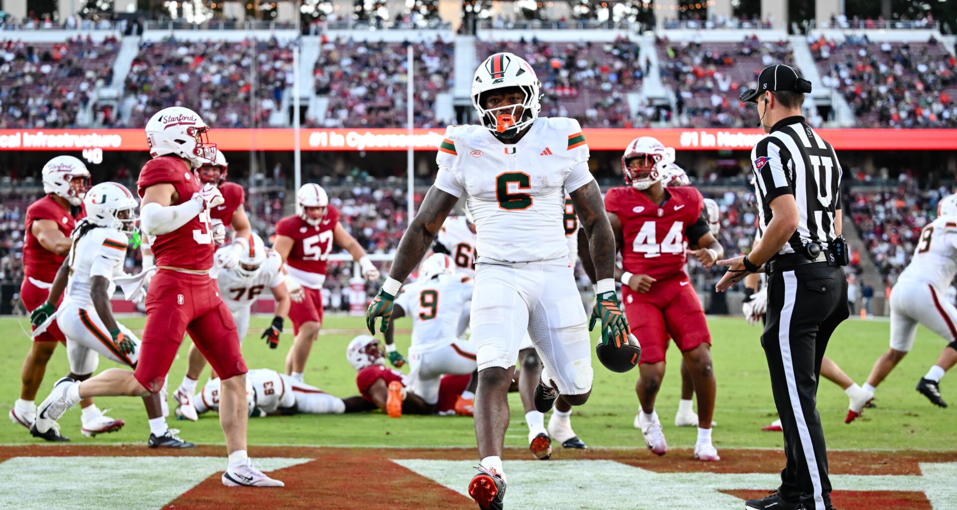 Reality check: Stanford crushed by Miami, last season's national runner-up