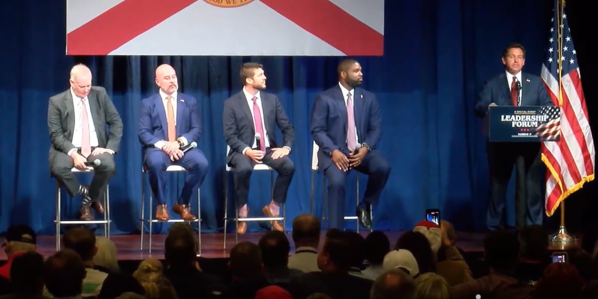 DeSantis, Donalds appear together at GOP forum in Tampa