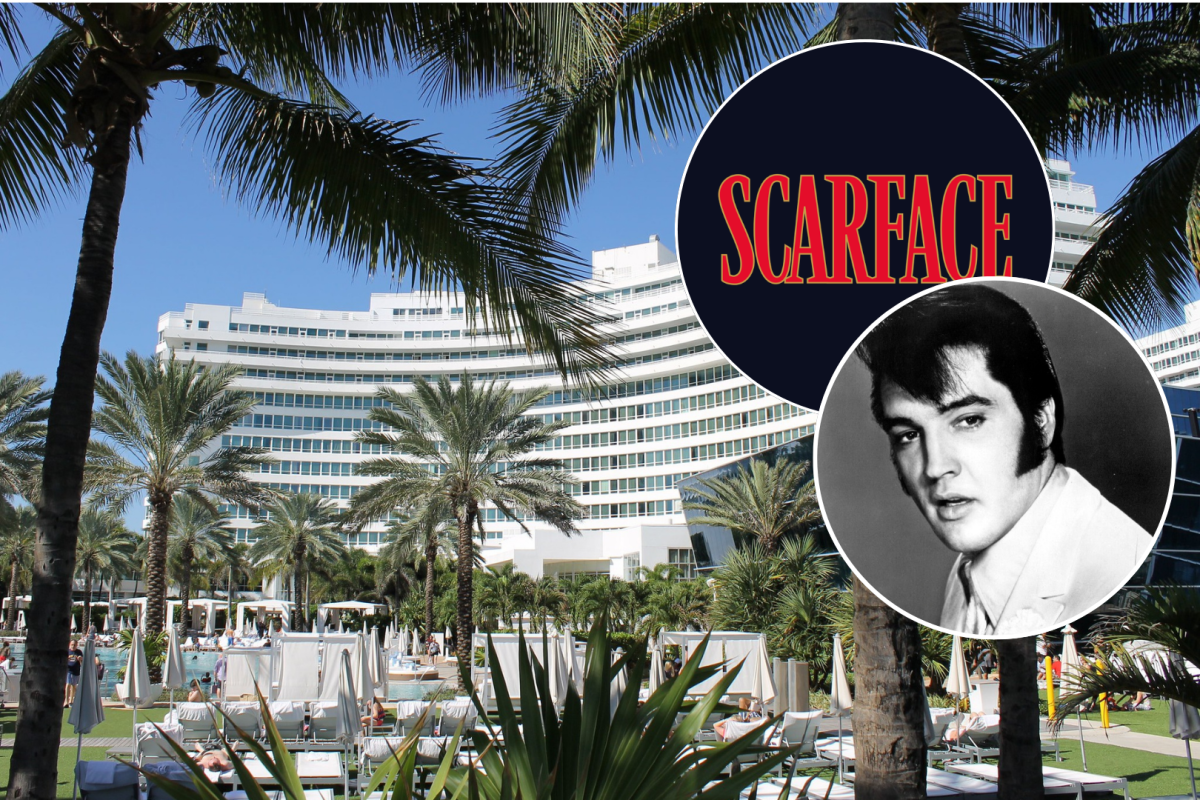Featuring a spectacular “Stairway to Nowhere” built for grand entrances, this legendary 5-star Miami Beach resort hosted Frank Sinatra — and starred in over 20 Hollywood blockbusters including ‘Goldfinger’, ‘Scarface’ and ‘The Bodyguard’