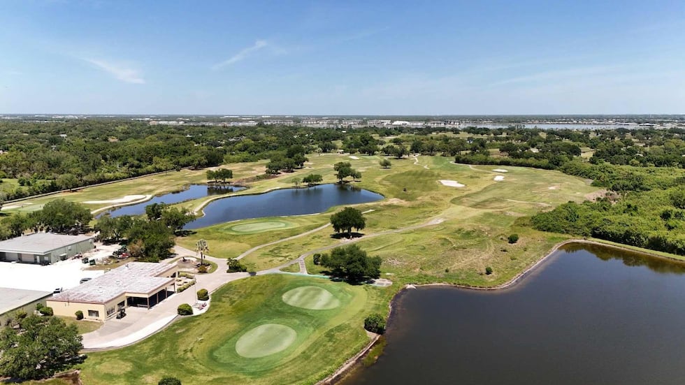 This aerial photo was taken on April 16, 2026, of the Tatum Ridge Golf Links. Neighbors of the...