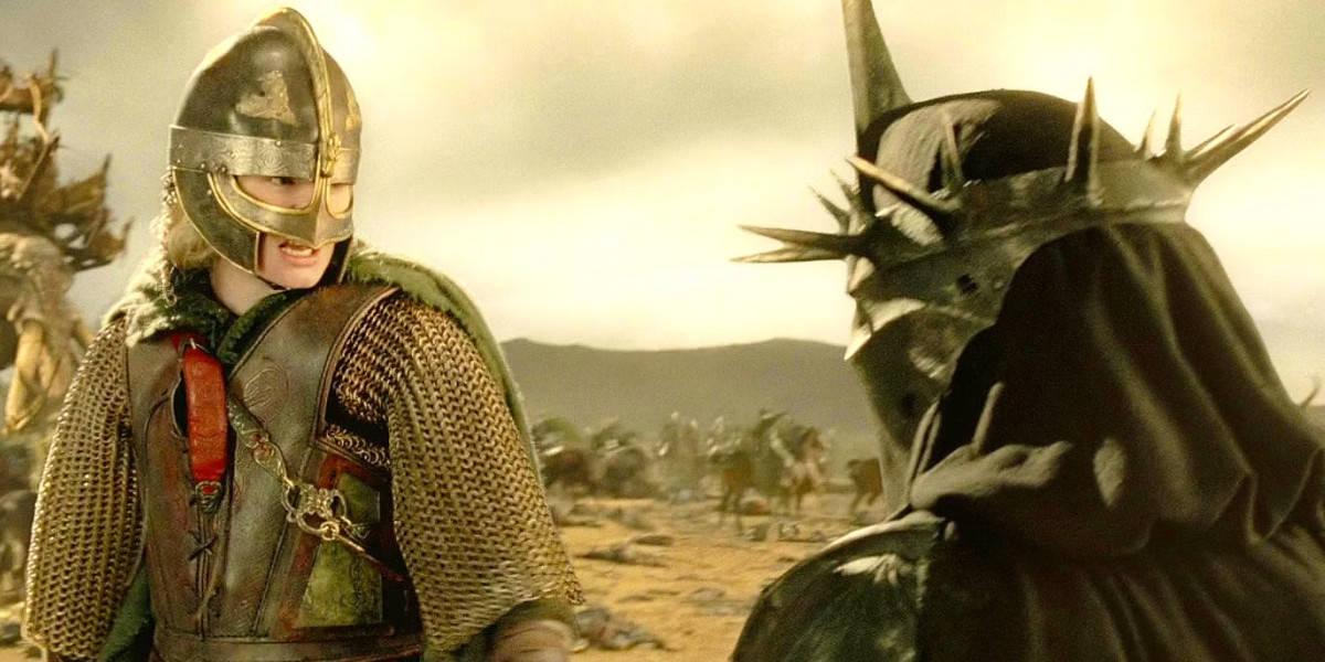 Miranda Otto as Eowyn with the Witch King in 'The Lord of the Rings: The Return of the King' (2003)