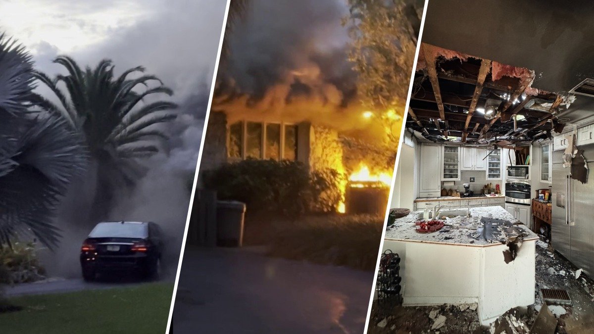 Fire destroys roof of Coral Gables home, pictures show – NBC 6 South Florida