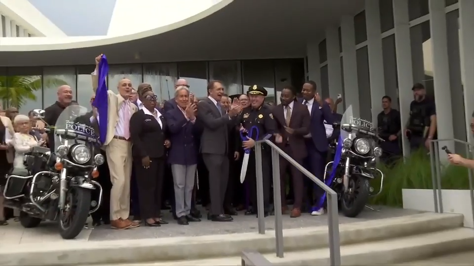 FLPD opens new headquarters with ribbon cutting ceremony - WSVN 7News | Miami News, Weather, Sports