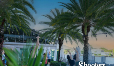 Free Full Moon Yoga experience at Shooters Waterfront Sept. 29